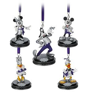 D100 New Mickey Mouse & Friends Disney100 Sketchbook 5-pc Ornament Set 2023